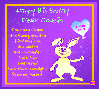 Birthday Quotes for cute cousin