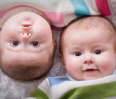 cute twin babies