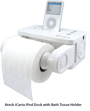 iCarta iPod Toilet tissue holder